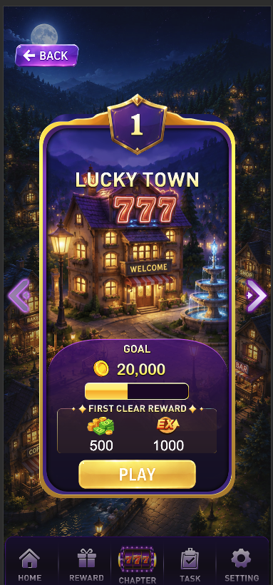 Lucky777 Slots — Stage Challenge